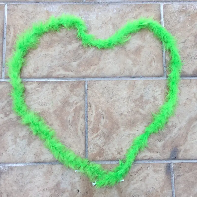 Свадебное боа из перьев цыпленка 2 ярда нарядное платье марабу украшения для