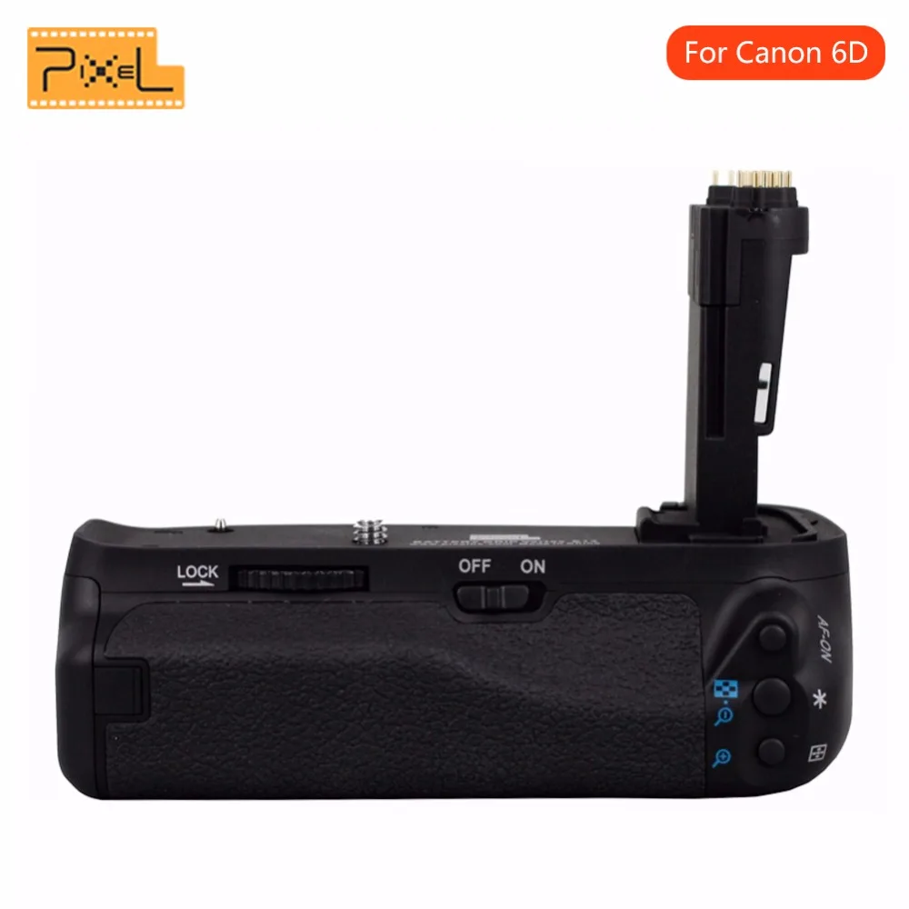 Pixel Vertax E13 Батарейный держатель для Canon 6D DSLR камеры Замена BG работа с LP E6