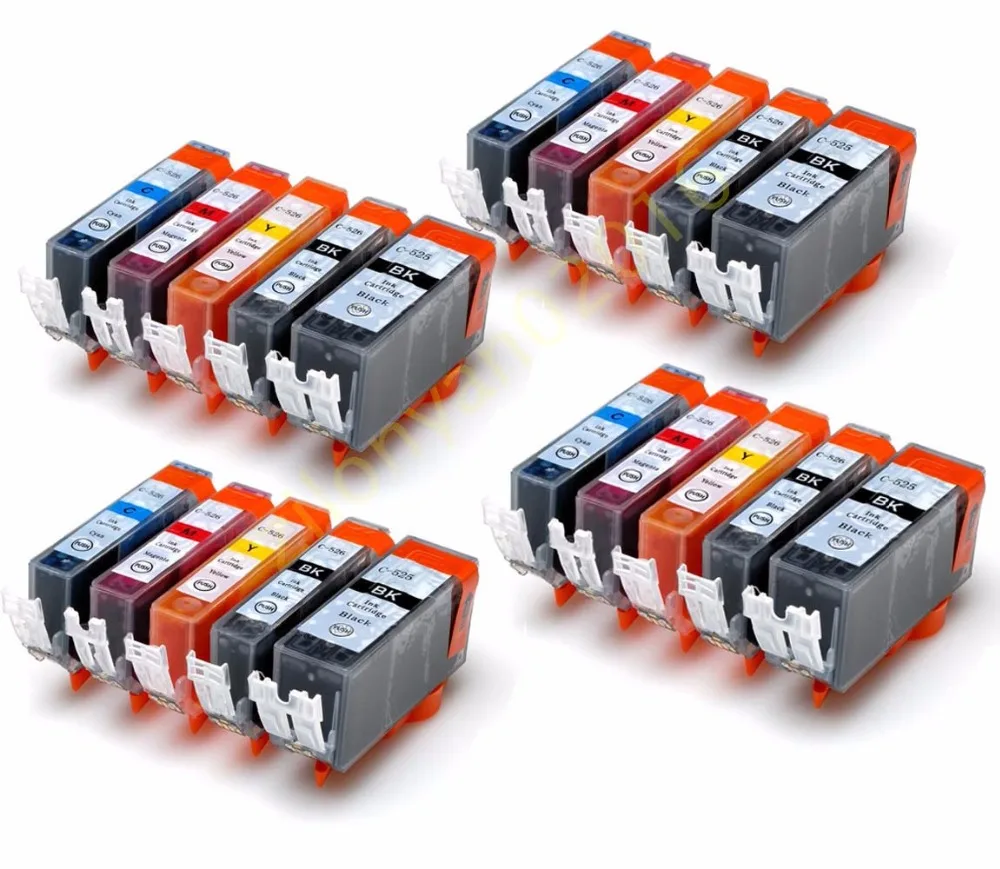 15x INK CARTRIDGE PGI-525 CLI-526 For CANON PIXMA IP4850 IP4950 MG5150 MG5250 MG5350 MG6150 MG6220 MG6250 MG8150 MG8220 MG8250 | Компьютеры