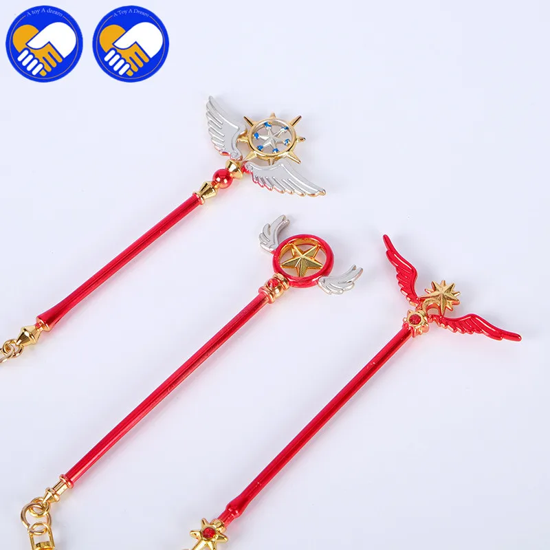 4 стиль Карта аниме Captor Sakura фигурка напечатанная Косплей волшебная палочка ключ
