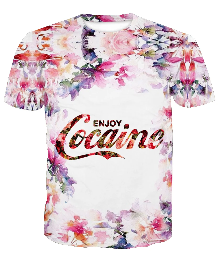 

3D Fashion 2019 hot sale New 3D number casual short sleeve T-shirts custom-made free shipping m to 6xl factory Outlet