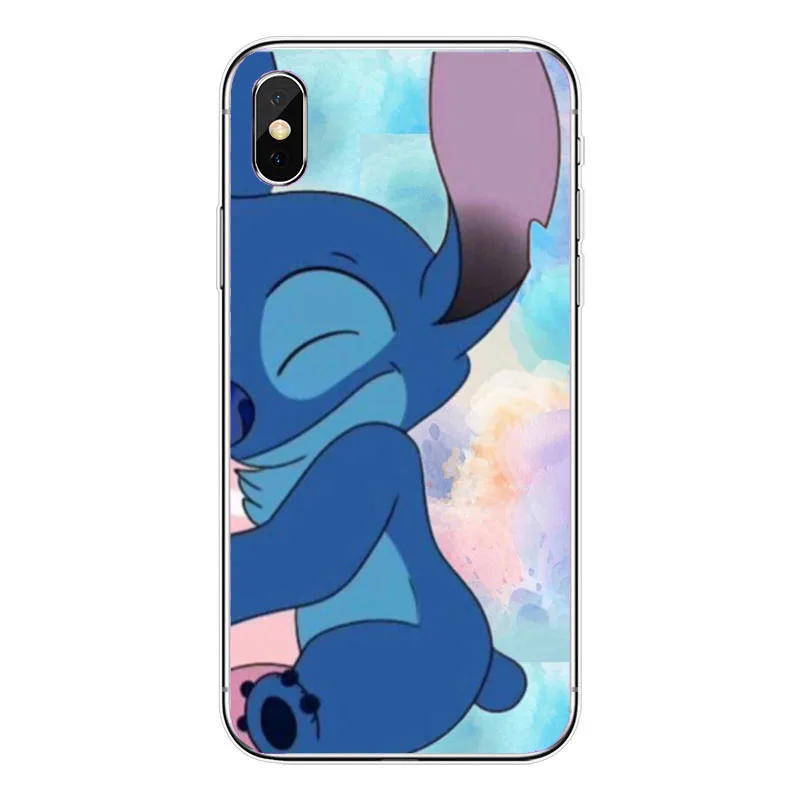 Мультяшный милый Стич Ститч чехол для телефона для iPhone 8 7 11Pro MAX 6 6S Plus X XR XS MAX 5 5S SE Мягкий силиконовый чехол из ТПУ