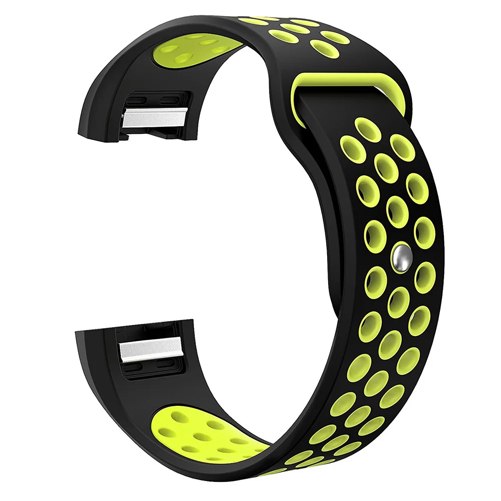 Цветной браслет для Fitbit Charge 2, спортивный силиконовый ремешок на запястье для Fitbit Charge 2, умный Браслет, умные аксессуары