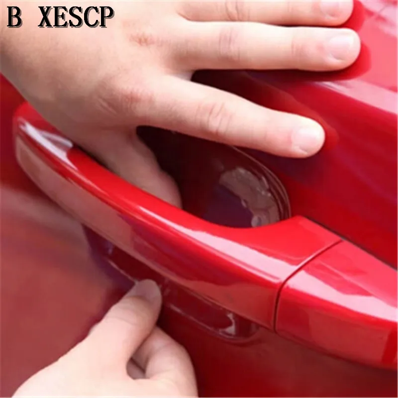 BXESCP наклейки на дверь автомобиля Наклейка тело украшение ручку двери авто