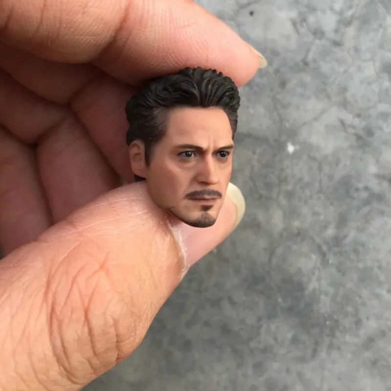 Изготовленные на заказ 1/12 весы Tony Head Sculpt для Железного человека Фигурки Коллекция игрушек предпродажа