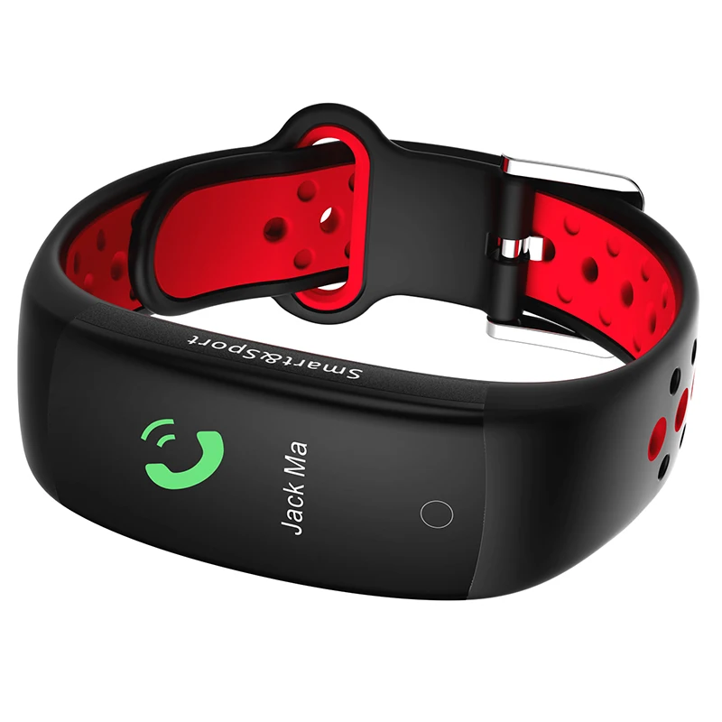 Q6S Smartband цвета 3D динамический монитор сердечного ритма кровяного давления умный Браслет Водонепроницаемый спортивный фитнес часы
