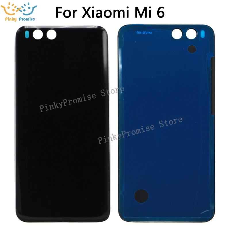 Стеклянная задняя крышка для XIAOMI Mi6 сменный корпус аккумулятора сменная Крышка Mi