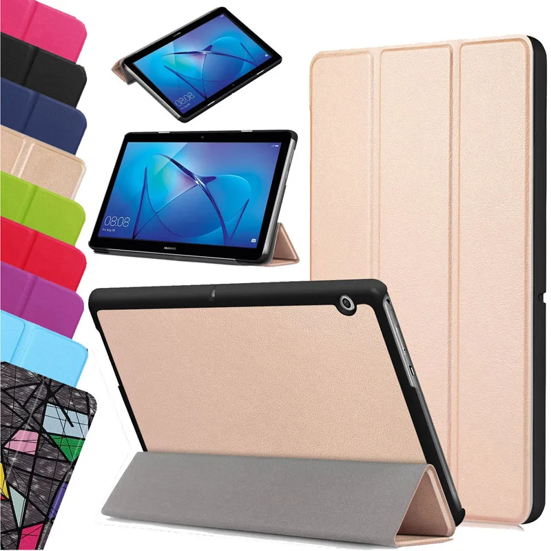 Ультратонкий легкий Чехол из искусственной кожи для Huawei MediaPad T3 10 AGS-W09/AGS-L09 t3 9 6 &quot