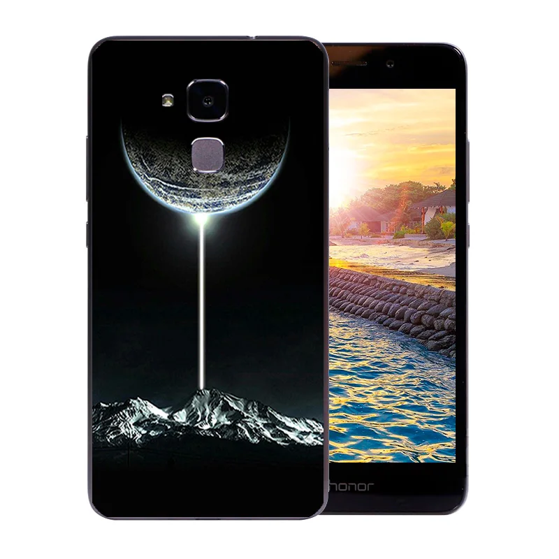 5 2-дюймовый чехол для телефона Huawei Honor 5C Прозрачная мягкая силиконовая сумка 7 Lite