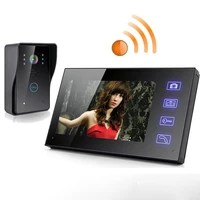 7 tft 2 4g 7 tft wireless video door phone intercom doorbell home security camera monitor color speakerphone