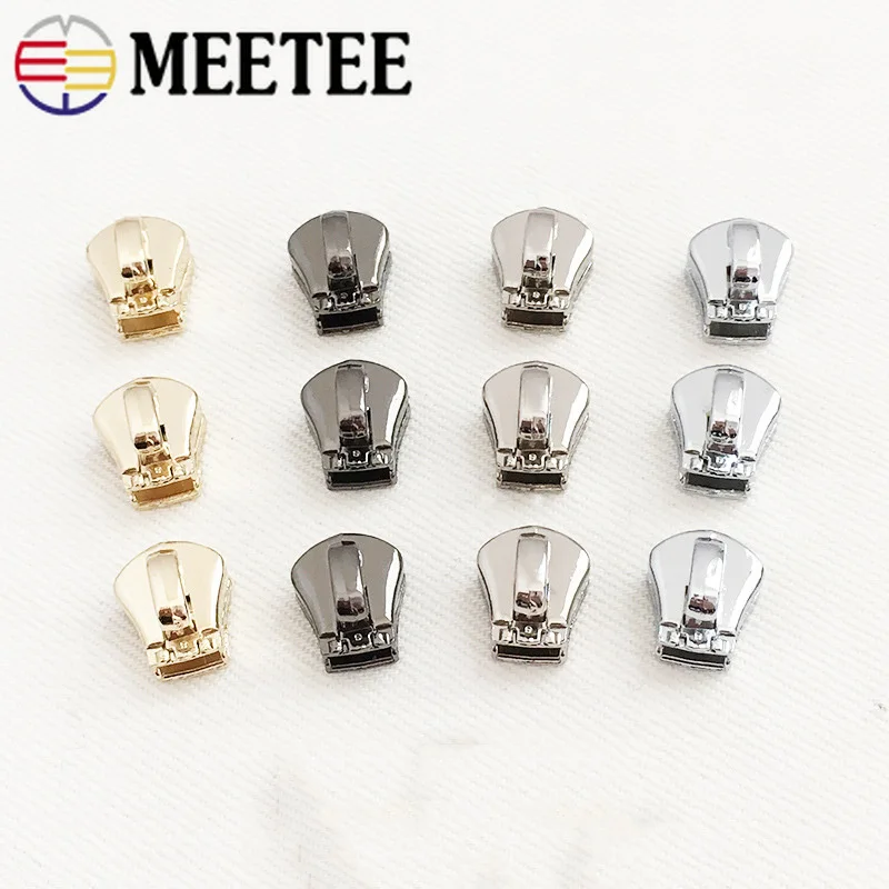 Meetee 5 пар 2,8*2,8 см Натуральная Кожа Квадратная молния хвост украшение на руку DIY багажные кожаные части молния декоративный хвост кусок