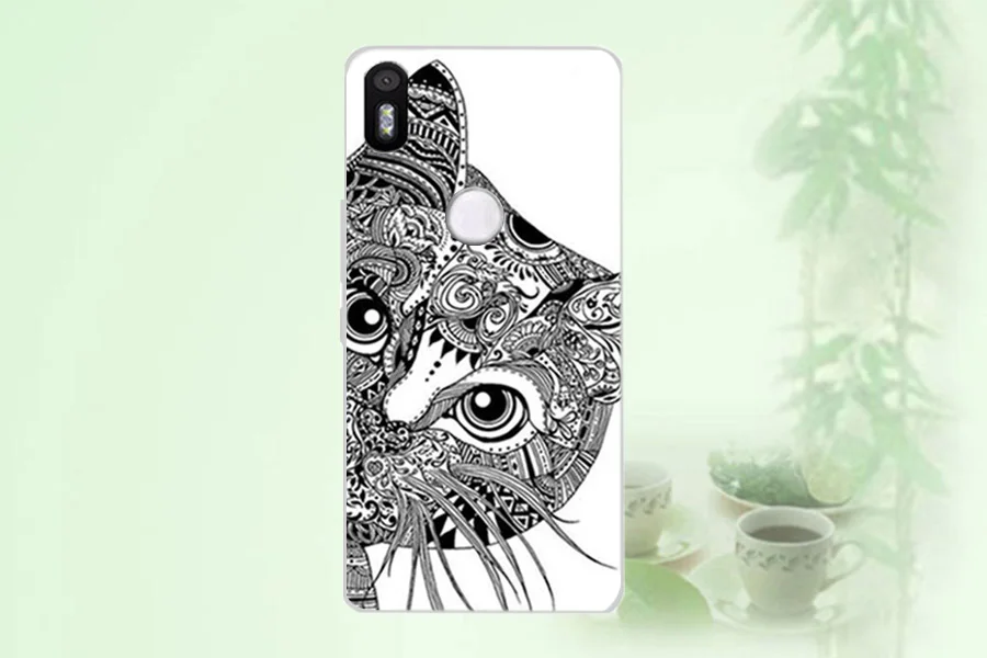 Новый чехол с рисунком льва собака Кот Цветы и Эйфелевой башни Дизайн для BQ Aquaris X /