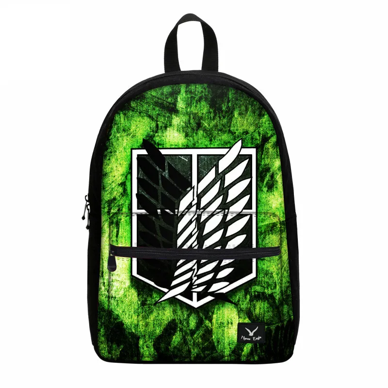 VEEVANV с модным принтом Bookbag детей школьная сумка атака на Титанов холст рюкзак