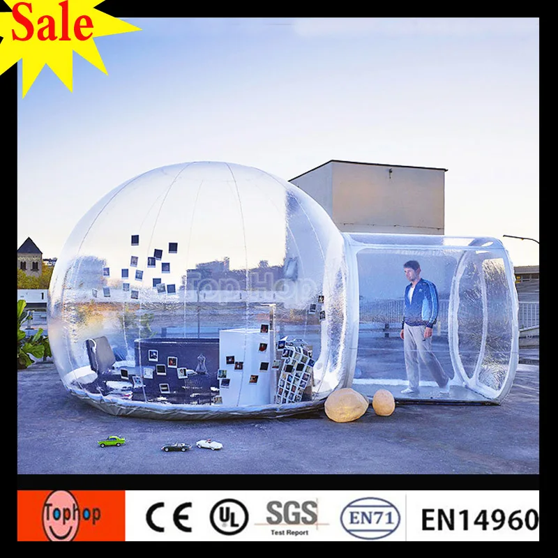 Уличная палатка пузырь для кемпинга 8x5x5 м 1 0 мм ПВХ + 7 брезент|pop up|pop tentcamping pop up tent |