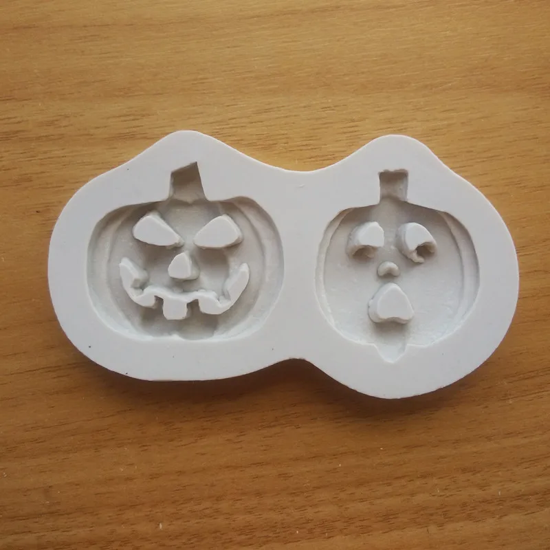 Форма Тыква на Хэллоуин силиконовая форма для торта шоколадная фотография