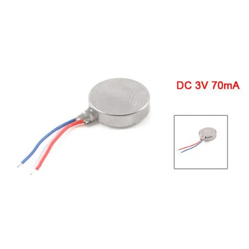 EWS DC 3V 70mA 9000+/-2000RPM Cell Phone Coin Flat Vibrating Vibration Mini Motor | Обустройство дома