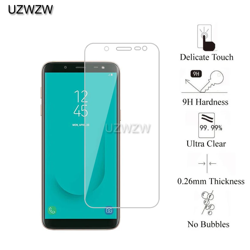 2 шт Для samsung Galaxy J6 2.5D Премиум Закаленное стекло протектор экрана Защитное стекло для samsung Galaxy J6 стекло