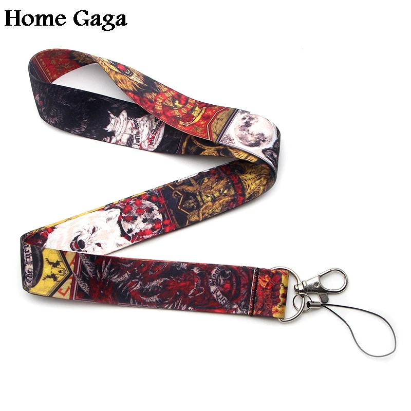 Homegaga Игра престолов фильм шейный ремешок для ключей очки держатель для карт из Бисера Брелок для телефонов камеры лямки D1179