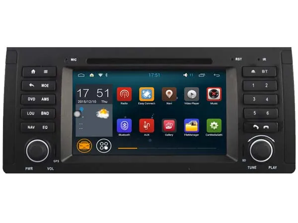 Android 5.1.1 Аудио dvd-плеер АВТОМОБИЛЯ ДЛЯ BMW E39/M5/X5/E53 gps Мультимедиа головное