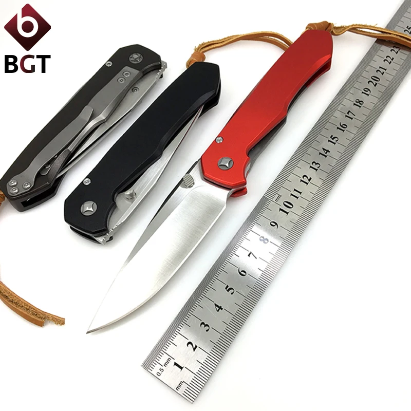 BGT Lochsa Титан тактический складной Ножи D2 лезвие Integrated Алюминий ручка Подшипник