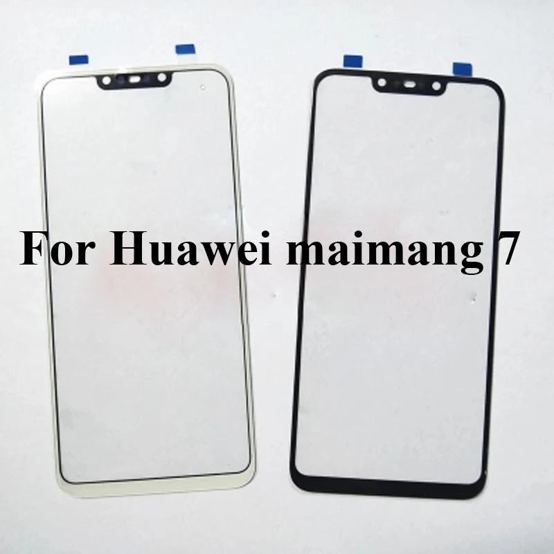 Фото Для Huawei Maimang 7 стеклянная линза сенсорный экран Внешний для Maimang7 крышка без flex Mai