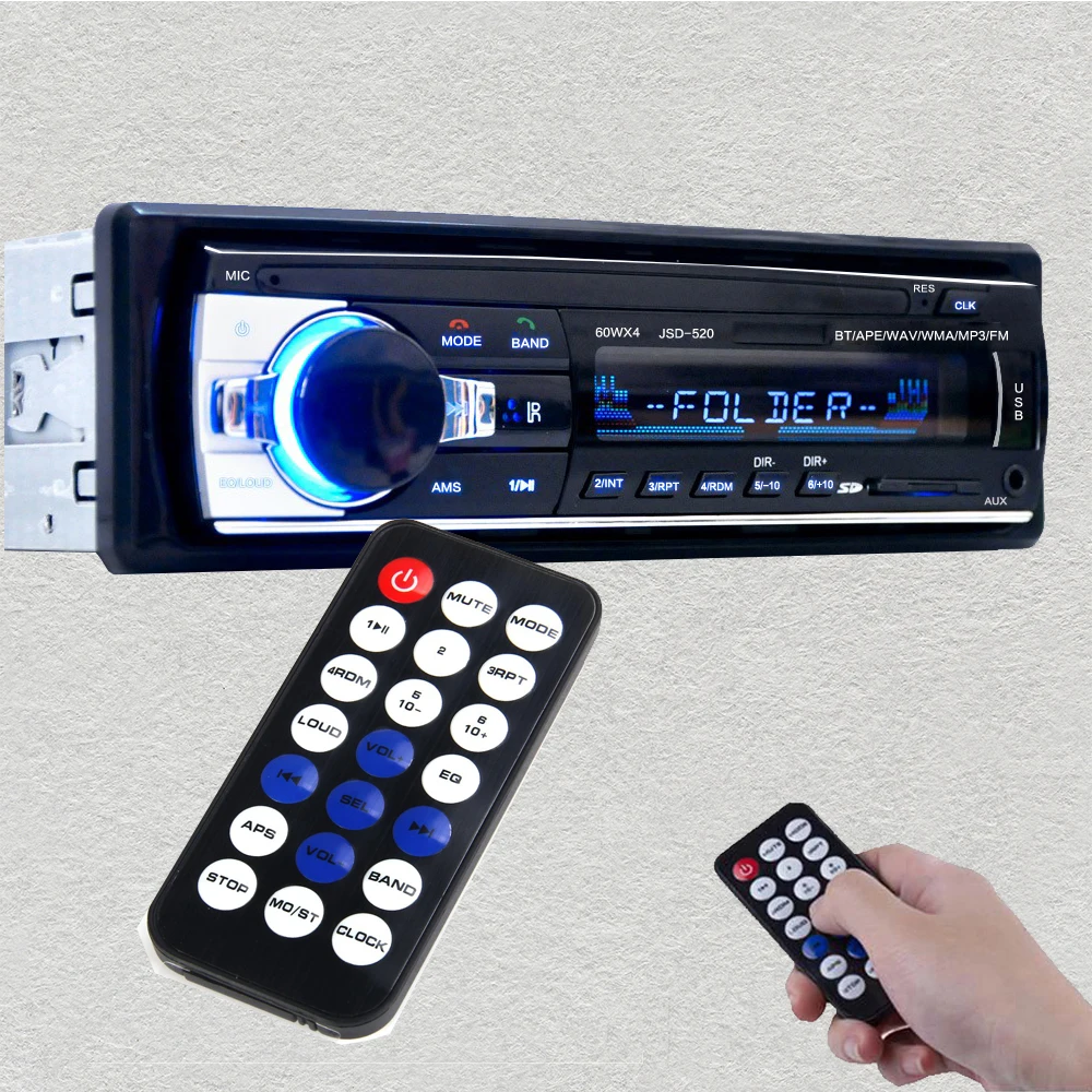 Горячая беспроводная Bluetooth MP3 музыкальный плеер AUX аудио вход USB память для автомобиля Высокое качество играть