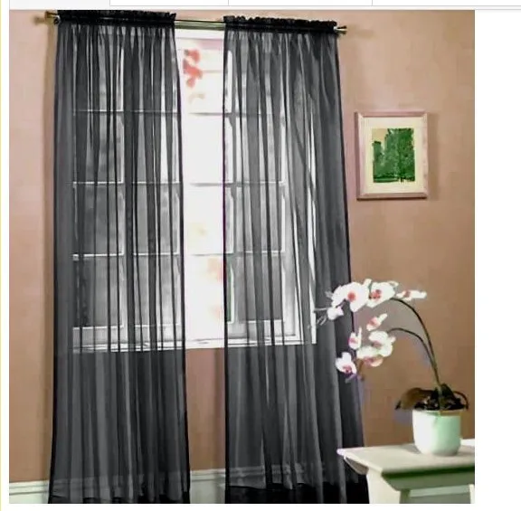 10 ярдов/партия черное прозрачное платье из мягкой органзы шириной 150 см 59 дюймов