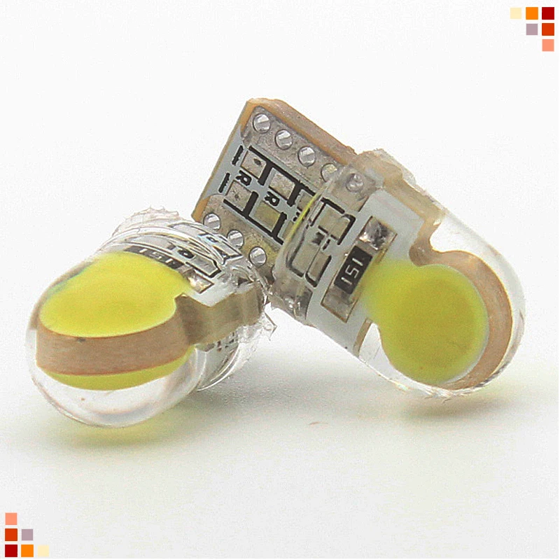 2шт T10 светодиодный Canbus W5W 194 168 501 8SMD COB Габаритные фонари для автомобиля супер