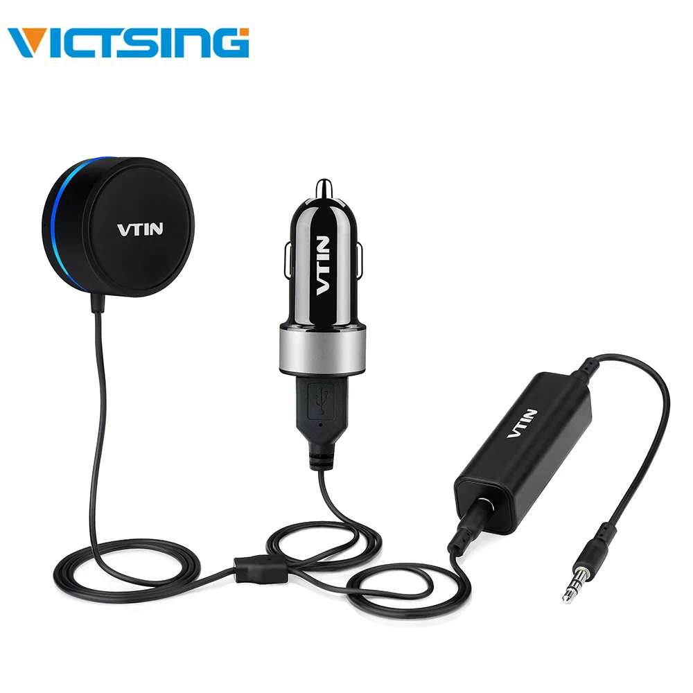 Автомобильный комплект VicTsing Bluetooth 4 0 с поддержкой громкой связи беспроводной