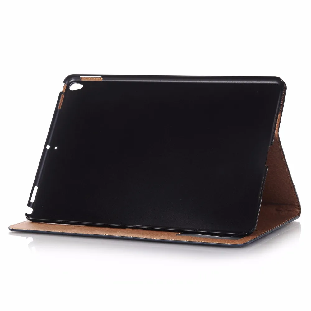 Для iPad Pro 10,5 дюймов Чехол, роскошный кожаный чехол-книжка с прошивкой, подставка, держатель-книжка, держатель для карт, кошелек, высокое качество