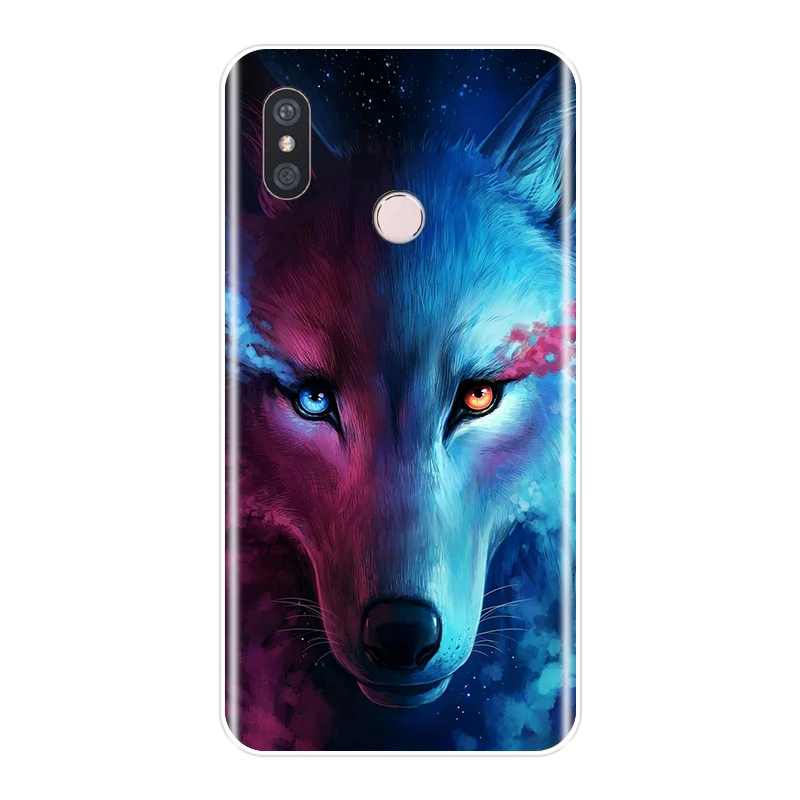 Мягкий силиконовый чехол из ТПУ для телефона Xiaomi Mi Max Note 1 2 3 с милыми животными Mix 2S