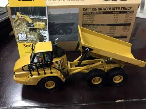 Caterpillar Cat 725 шарнирный грузовик масштаб 1/50 металлическая модель от бренд DieCast Masters