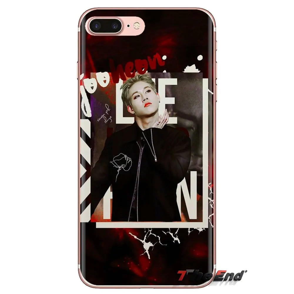 Monsta X KPOP Boy Group прозрачные мягкие чехлы для Xiaomi Redmi 4A S2 Note 3 3S 4 4X 5 Plus 6 7 6A Pro Pocophone F1 |