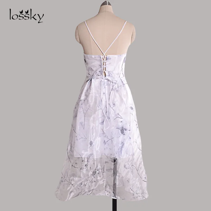 Женское платье-трапеция из полиэстера без рукавов с принтом в европейском и