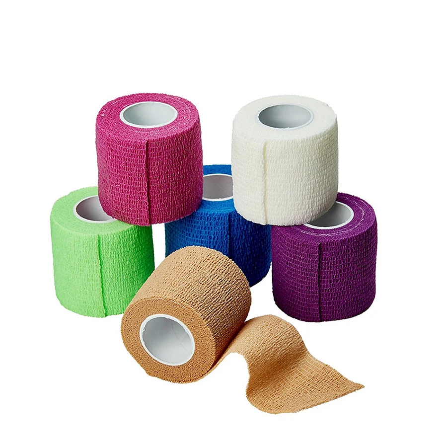 Эластичный бинт Self Клей кинезиологическая лента Спорт Спортивная спортивный