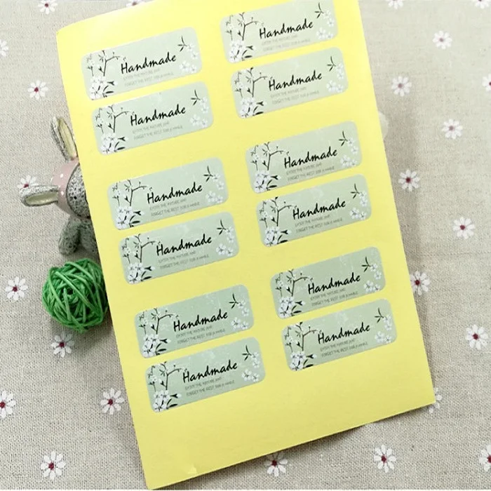 Праздничные принадлежности 12 шт./компл. герметичная наклейка бирка для конфет