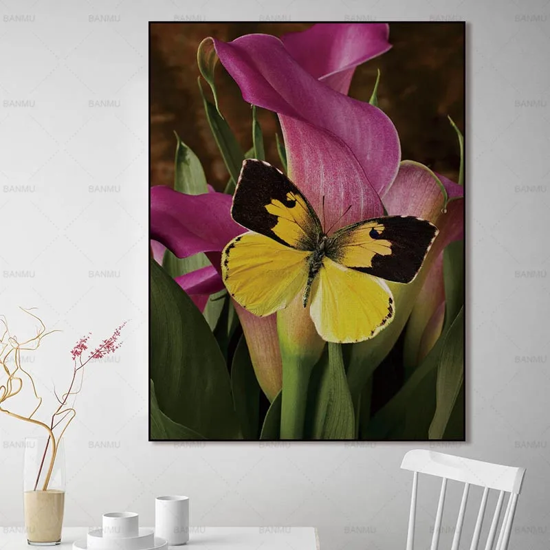 

Wall poster painting Pictures Canvas Painting abstract prints flower on canvas home decoration for living room painting art
