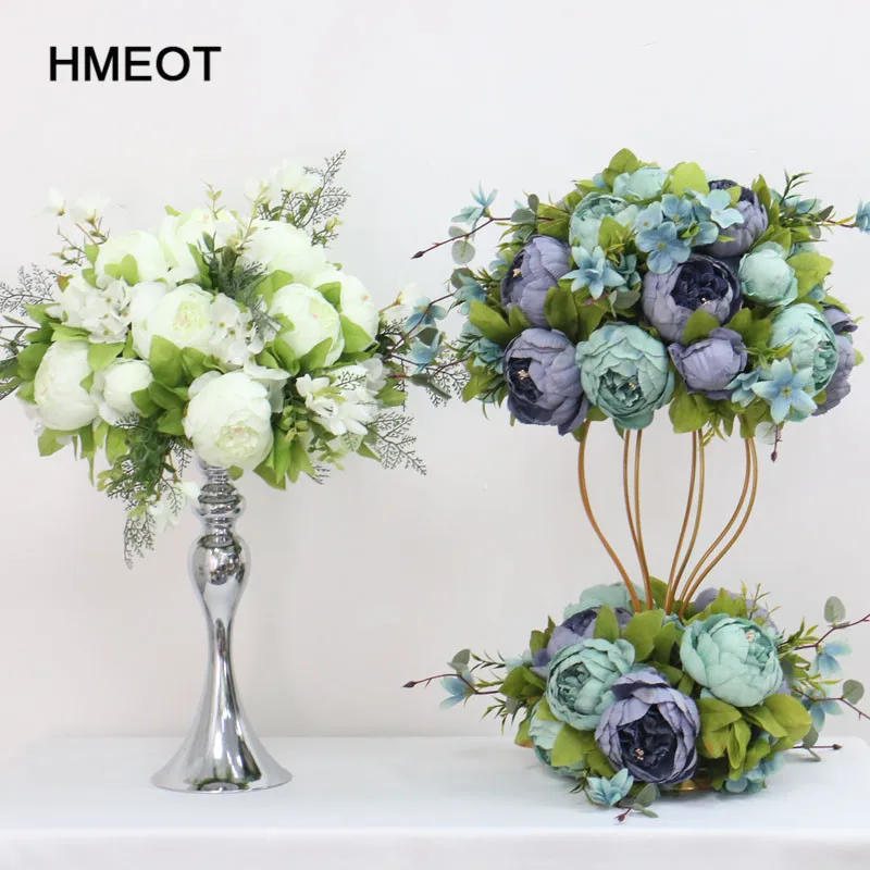 HMEOT изготовленный на заказ свадебный цветок расположение Моделирование