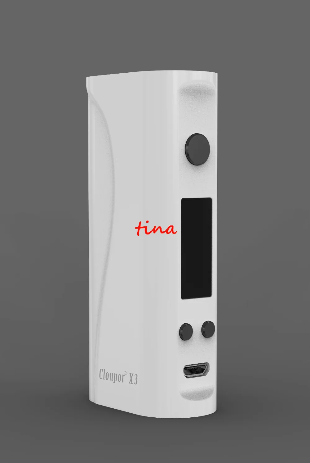 100% оригинальный Cloupor X3 80 Вт Ni/Ti/SS/ТКР Полный Контроль температуры 18650 Батарея бак