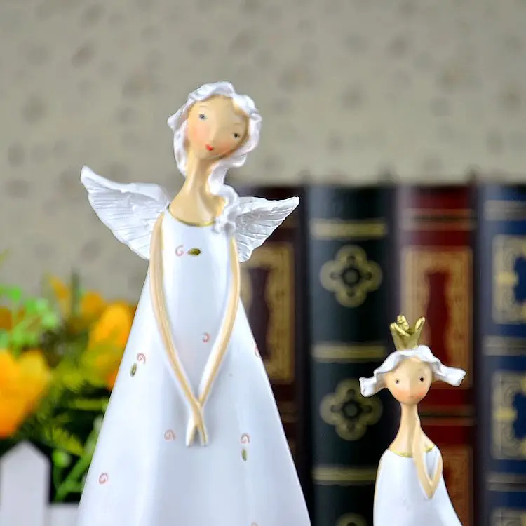 Европейский стиль смола мать дочь ангел эльф 2 шт./компл. искусственные украшения