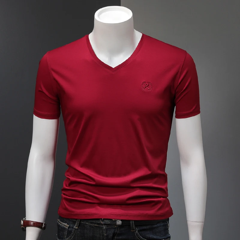 Мужская футболка с коротким рукавом 100% хлопок мерсеризованная 3XL | одежда