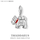 Женское ожерелье с цепочкой, Очаровательное ожерелье из стерлингового серебра 925 пробы с кулоном в стиле Family Walk для домашних животных, бесплатная доставка