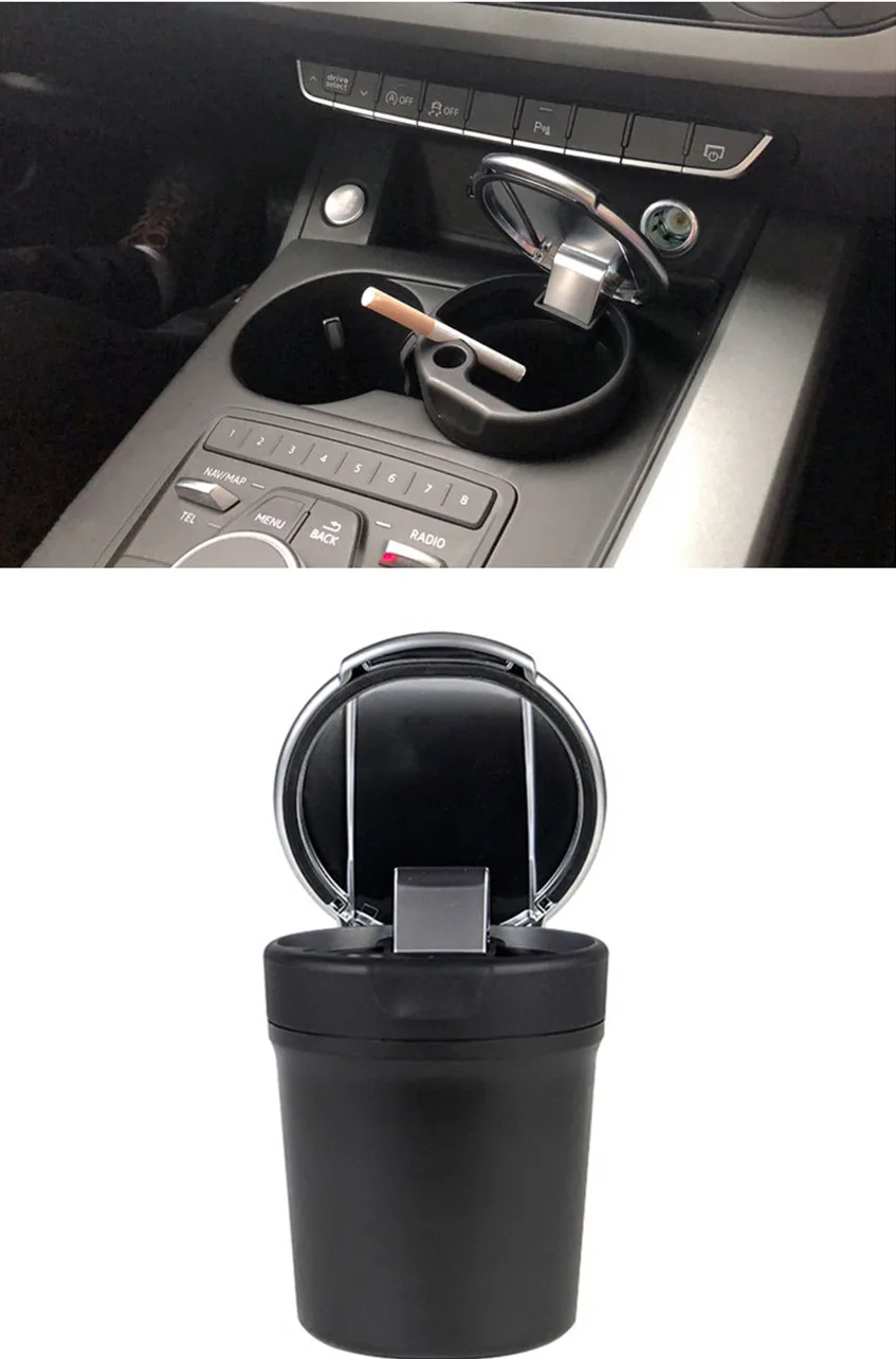 Автомобильная пепельница для A3 8V/A4 B8 B9/A6 C5 C6 C7/A7/Q5/A5/A8 модификация интерьера