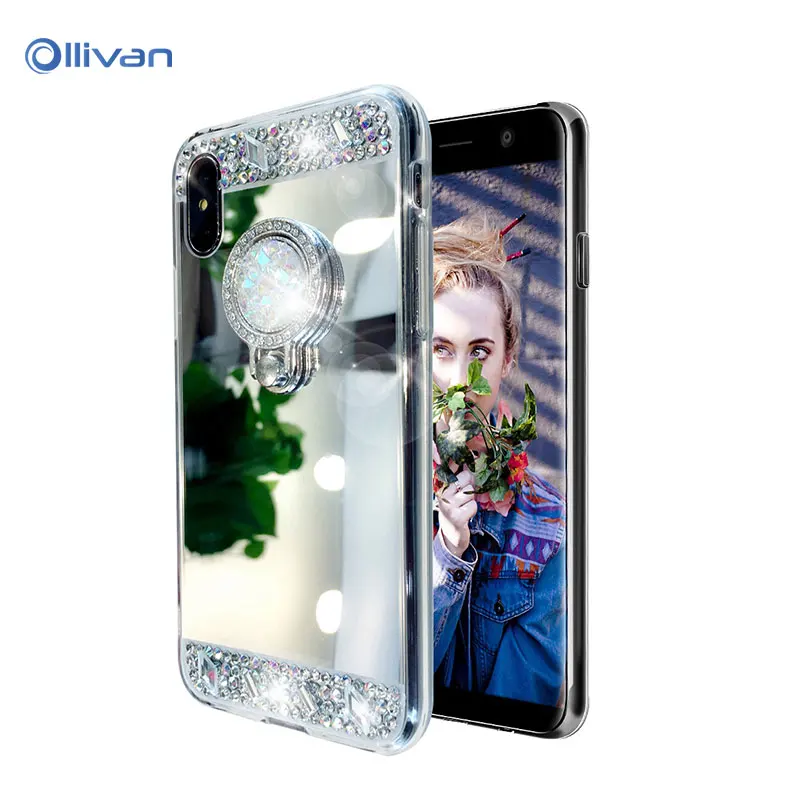 Для samsung Galaxy S8 плюс S7 S6 край роскошный зеркальный чехол для телефона для samsung A3 A5 A7 J3 J5 J7 чехол для телефона чехол