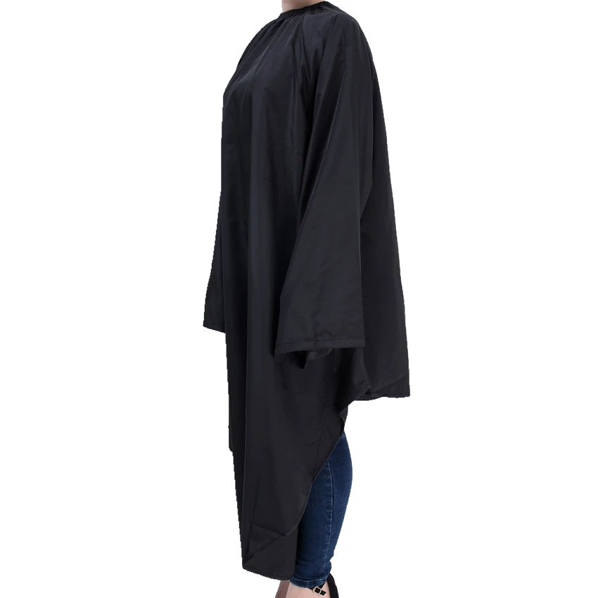 Профессиональный Черный Водонепроницаемый парикмахерский стиль мантия для