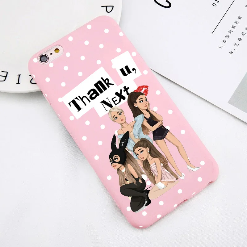 Чехол Ariana Grande Ag ciciber thank u, the next adoante из ТПУ для iPhone 4 5 6 7 8 plus x XR fundas Capa Cover - Цвет: --P