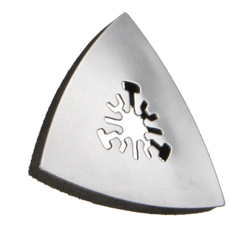 

Metal&Foam Triangular file Sanding Silver+Black Pad Multitool 30g Fitting Fine Workmanship High quality