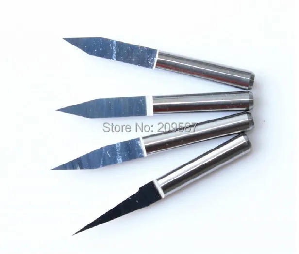

10pcs 60 Degree 0.1mm Carbide PCB Engraving Bits CNC Router Tool 6001