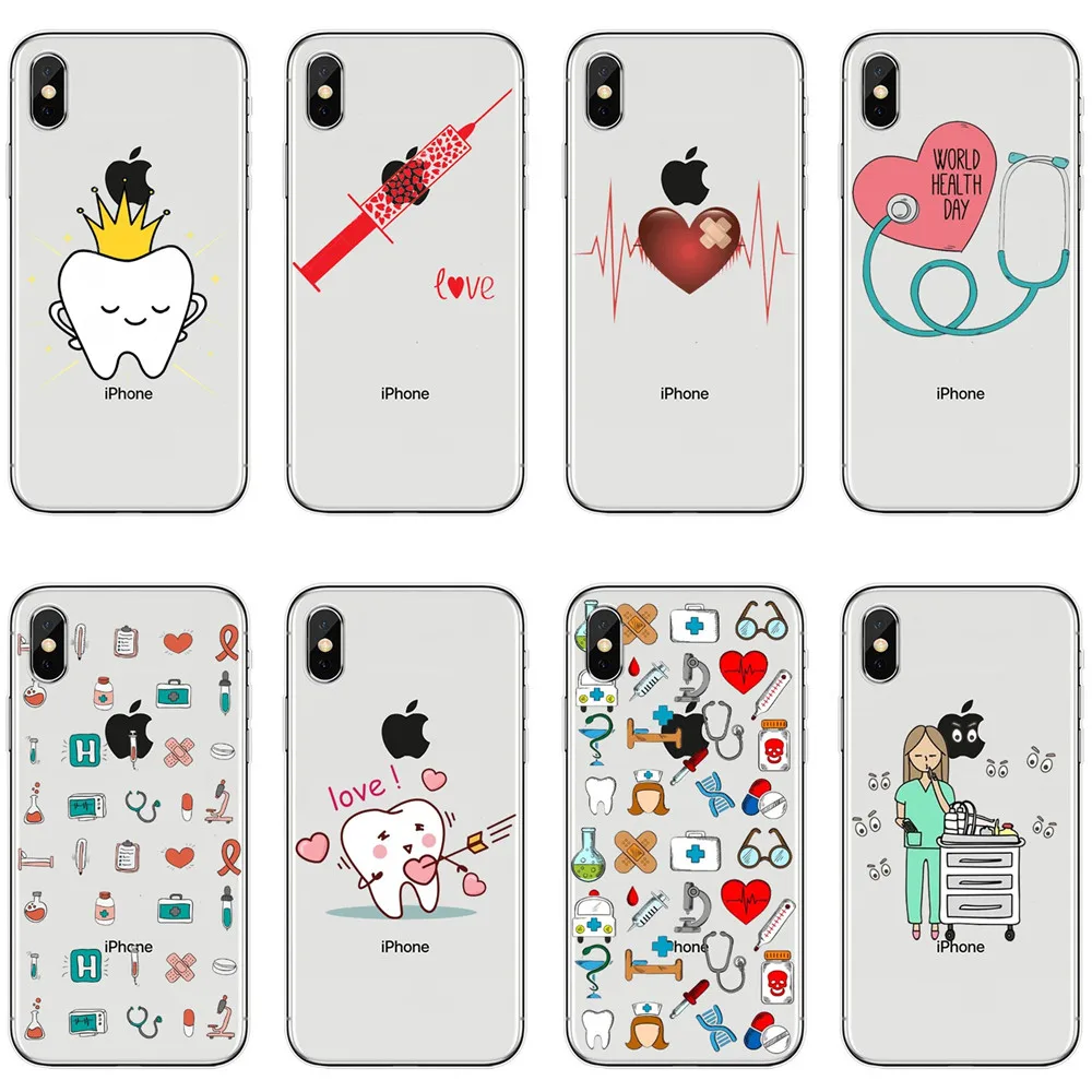 Мягкий силиконовый чехол из ТПУ для iPhone 7 7Plus 6 6S 6Plus 5 5S SE 8 8Plus X|Сумки телефона| |