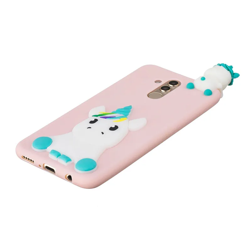 Мягкий силиконовый чехол Mate 20 Pro для Huawei Lite 3D DIY Единорог панда Etui Чехол
